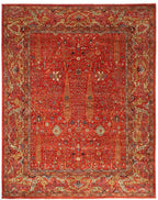 8x10 Cypress Afghan Traditional Rug
