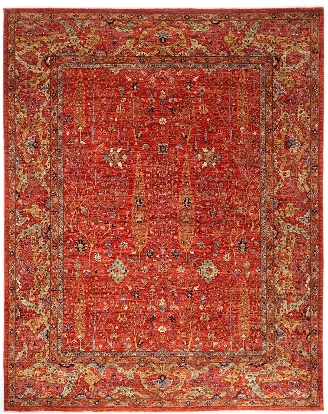 8x10 Cypress Afghan Traditional Rug