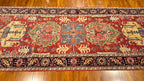 3'2"x9'10" Heriz, Tribal