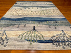 4'3"x5'11" Luri Gabbeh, Tribal