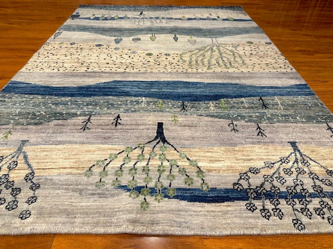 4'3"x5'11" Luri Gabbeh, Tribal