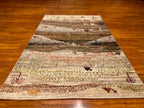 3'2"x4'11" Luri Gabbeh, Tribal