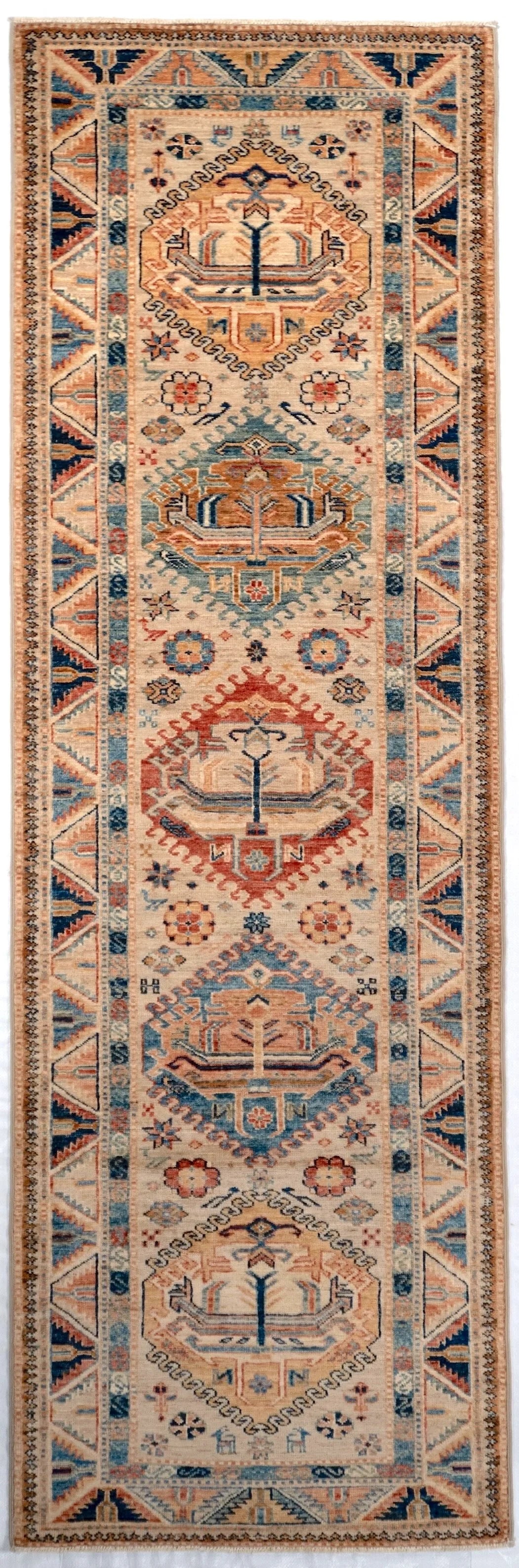 Runner Shirvan Afghan Tribal Rug