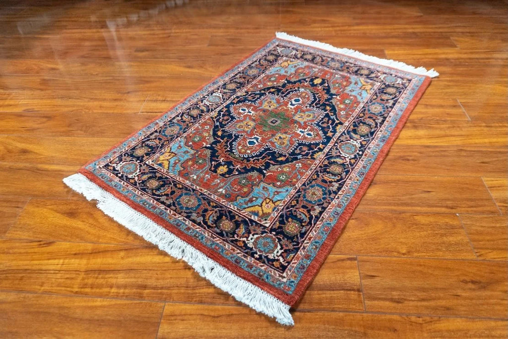 2’7”x3’10” Tabriz Heriz, Tribal