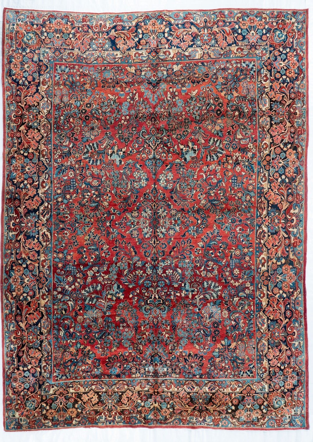 9x12 Sarouk Persian Antique Rug