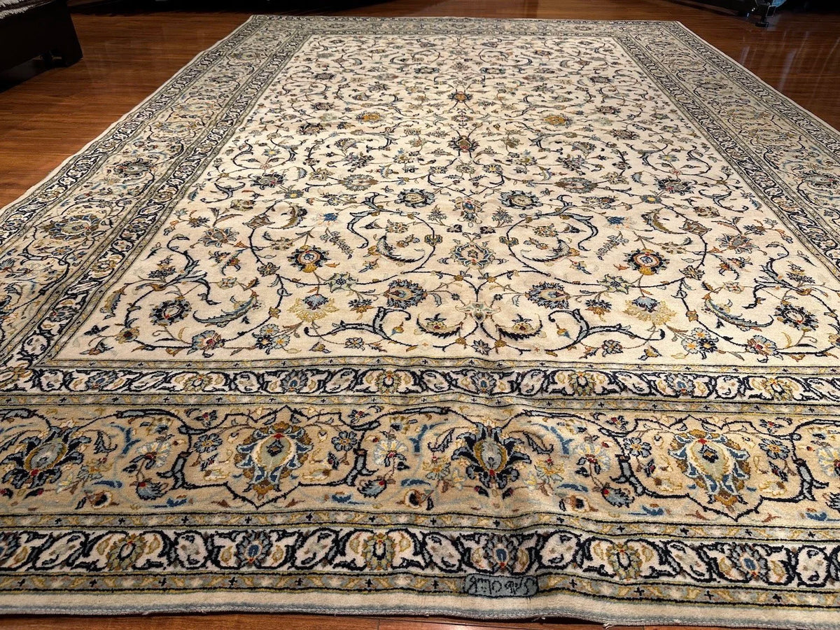 9'4"x13' Kashan, Vintage