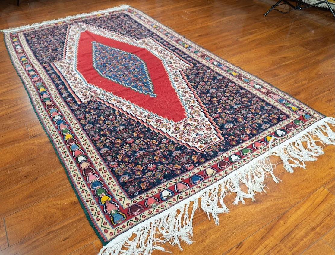 4'8"x8'2" Senneh, Tribal