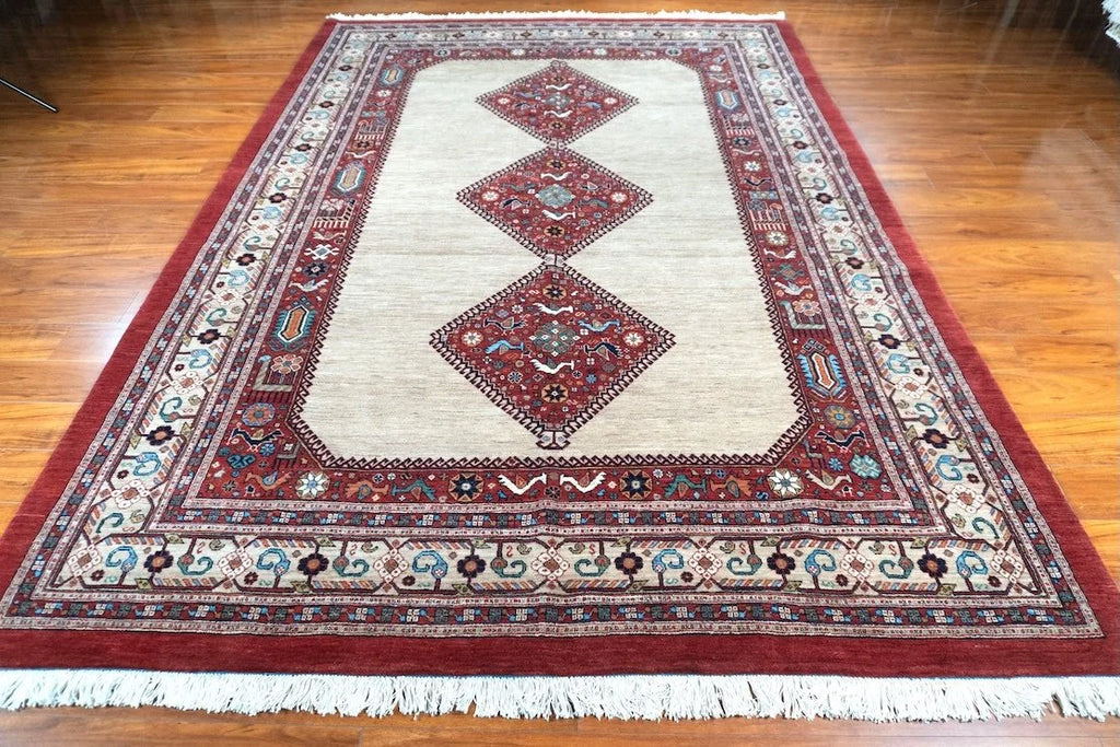 7'2"x10'2" Qashqaii, Tribal