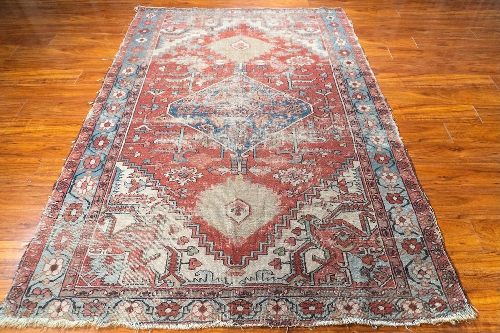 5'3"x7'4" Serapi, Antique
