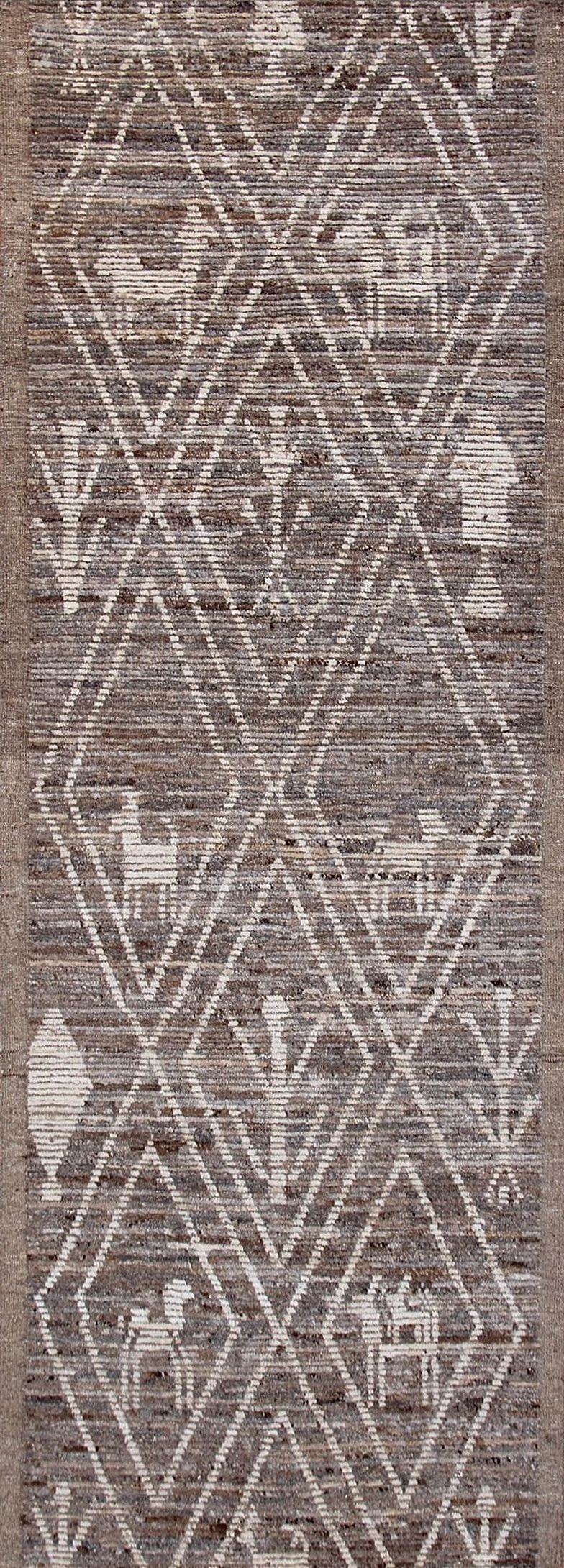 Runner Moroccan Afghan Tribal Rug