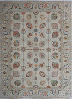 10x14 Tabriz Afghan Traditional Rug
