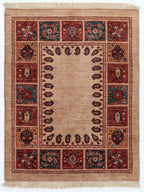 4x6 Qashqaii Persian Tribal Rug
