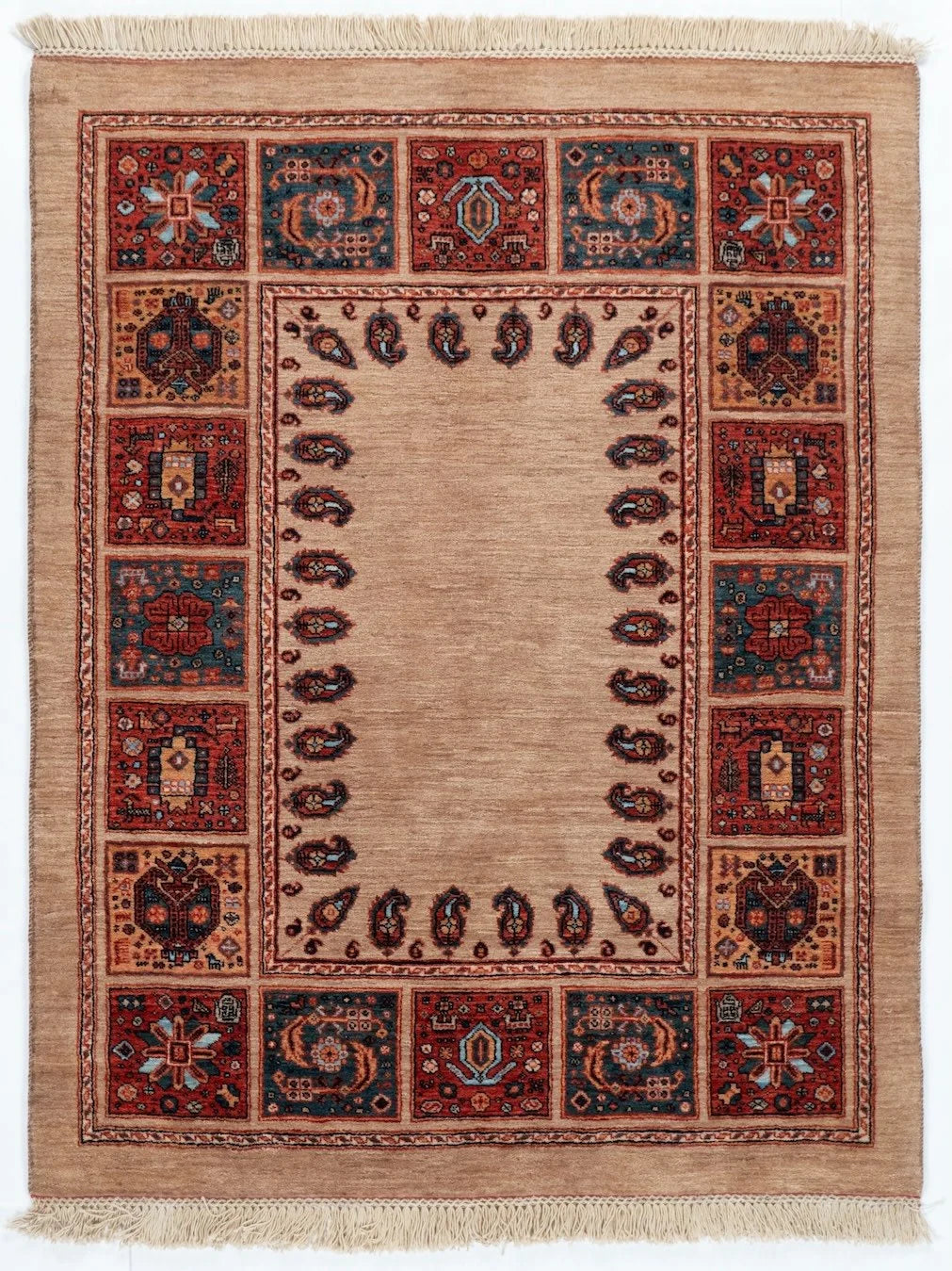 4x6 Qashqaii Persian Tribal Rug