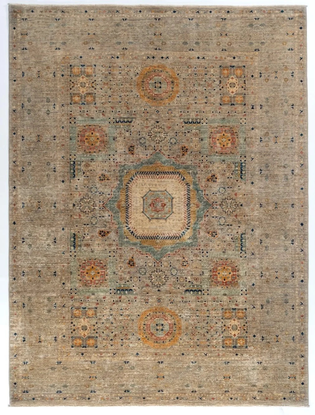 5x8 Mamluk Afghan Traditional Rug