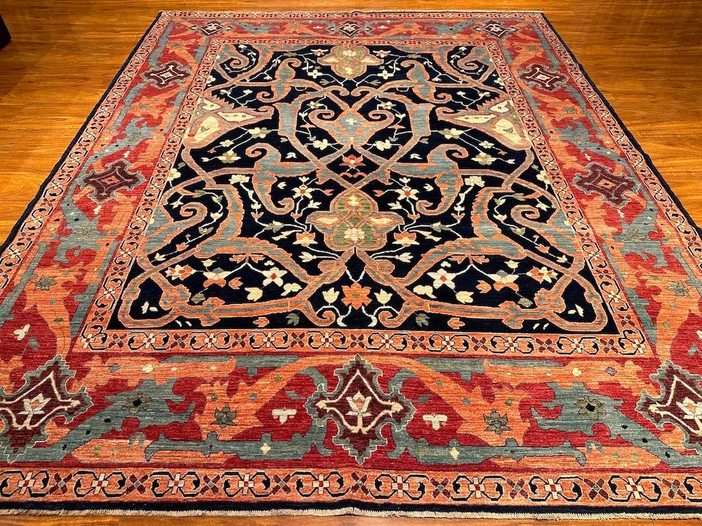 8'x9'10" Bijar, Tribal