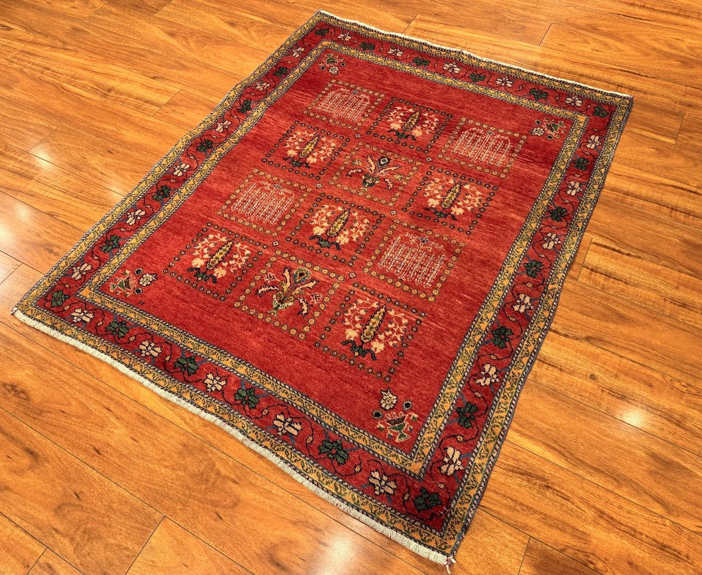 3'5"x4'7" Gabbeh, Tribal