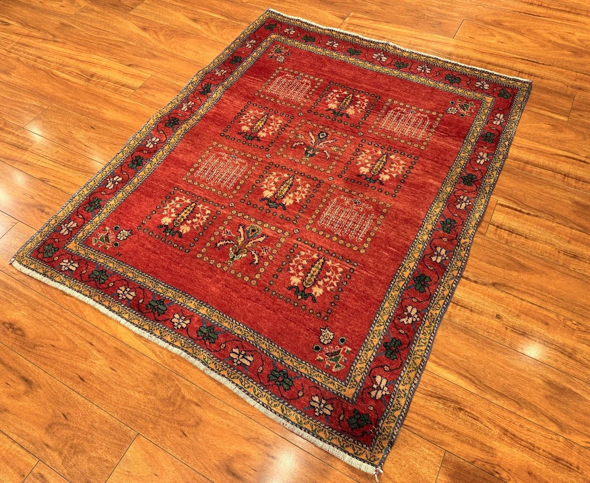 3'5"x4'7" Gabbeh, Tribal