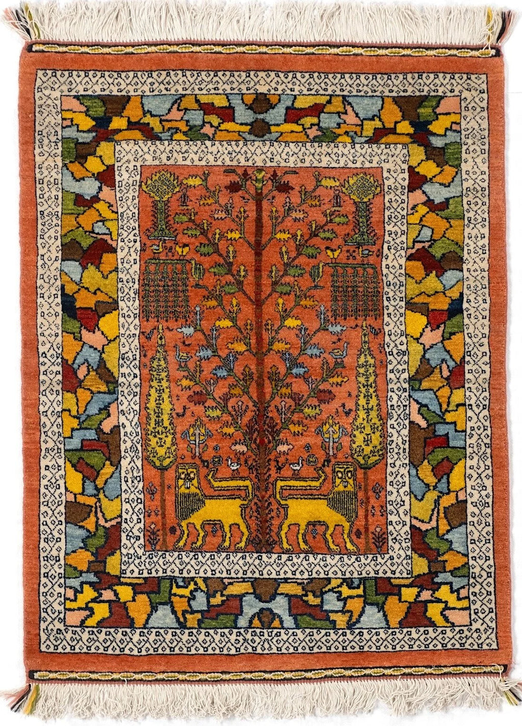 3x5 Qahqaii Persian Tribal Rug