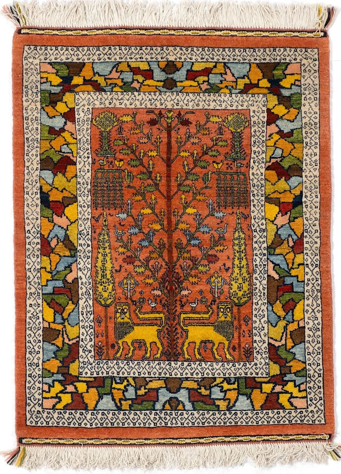 3x5 Qahqaii Persian Tribal Rug