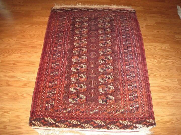 3'8"x5'3" Tekke, Antique