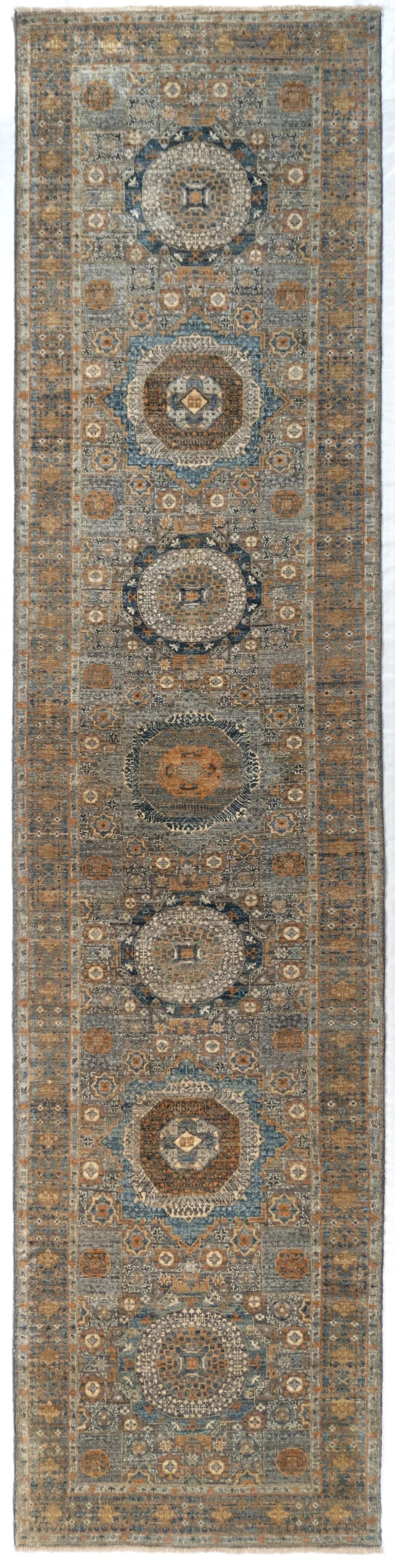 Runner Mamluk Afghan Traditional Rug