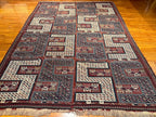 6'7"x9' Dragon Verneh Sileh, Antique
