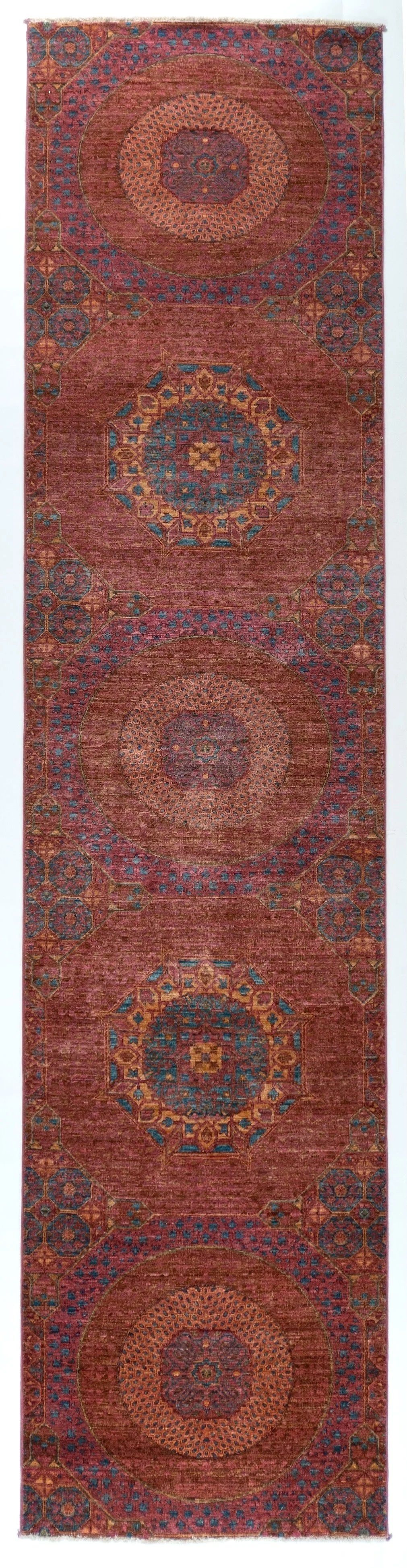 Runner Mamluk Afghan Traditional Rug