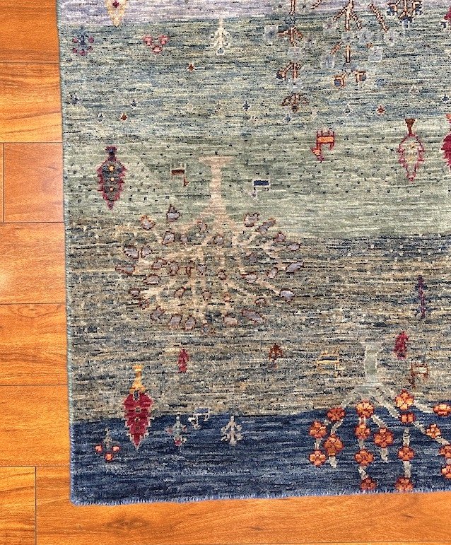 2'8"x9'3" Luri Gabbeh, Tribal