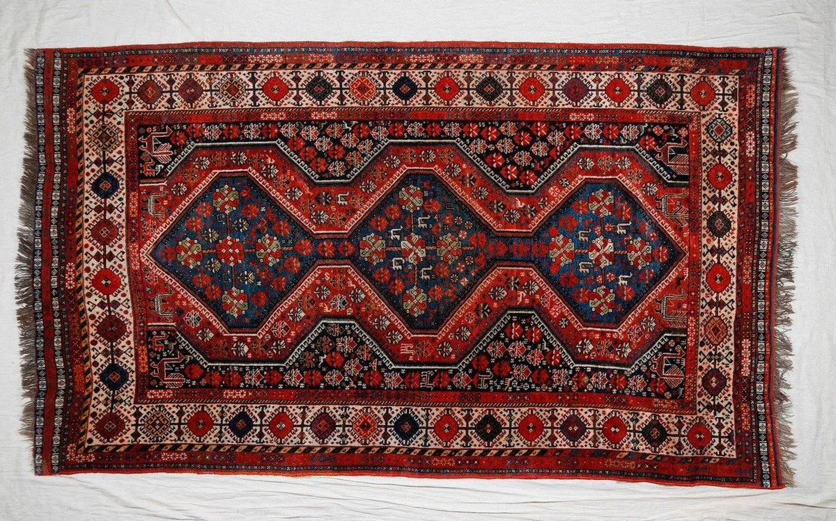 8'2"x10' Qashqaii, Tribal