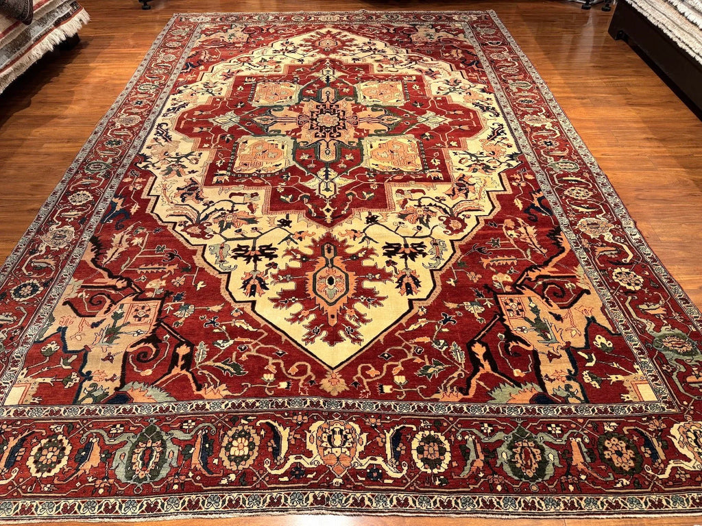 9'4"x13'11" Serapi, Tribal