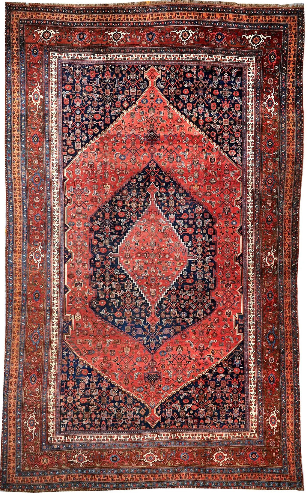 12x18 Bijar Persian Antique Rug