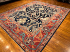 8'x9'10" Bijar, Tribal