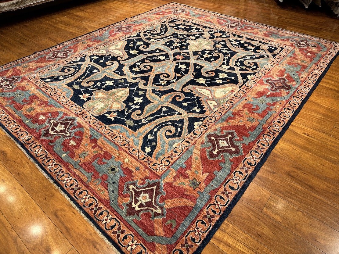 8'x9'10" Bijar, Tribal