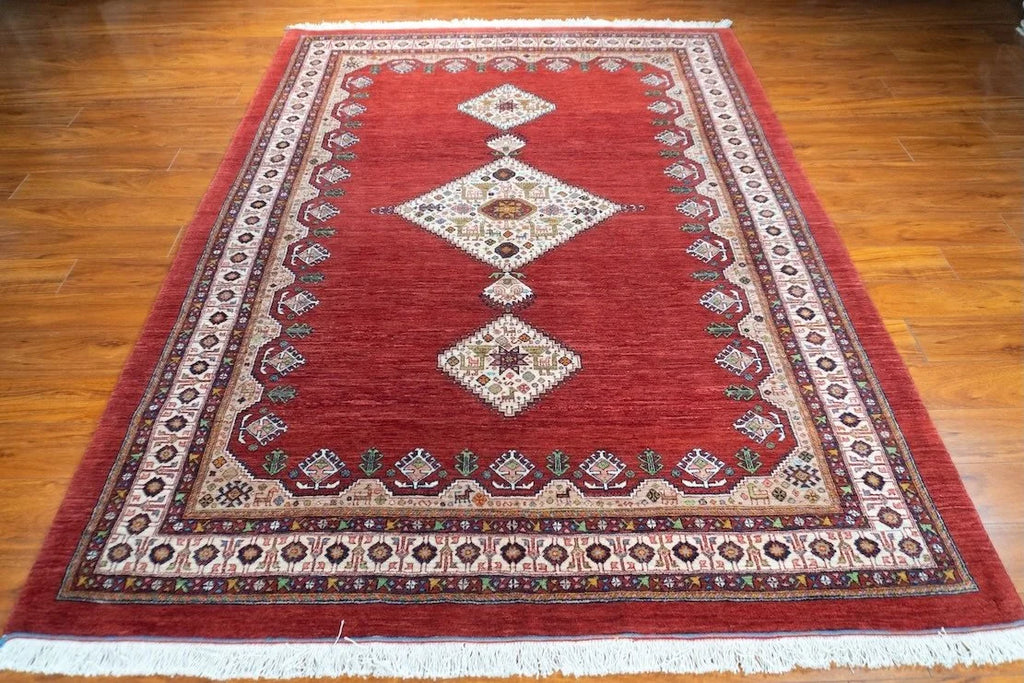 6'2"x8'3" Qashqaii, Tribal