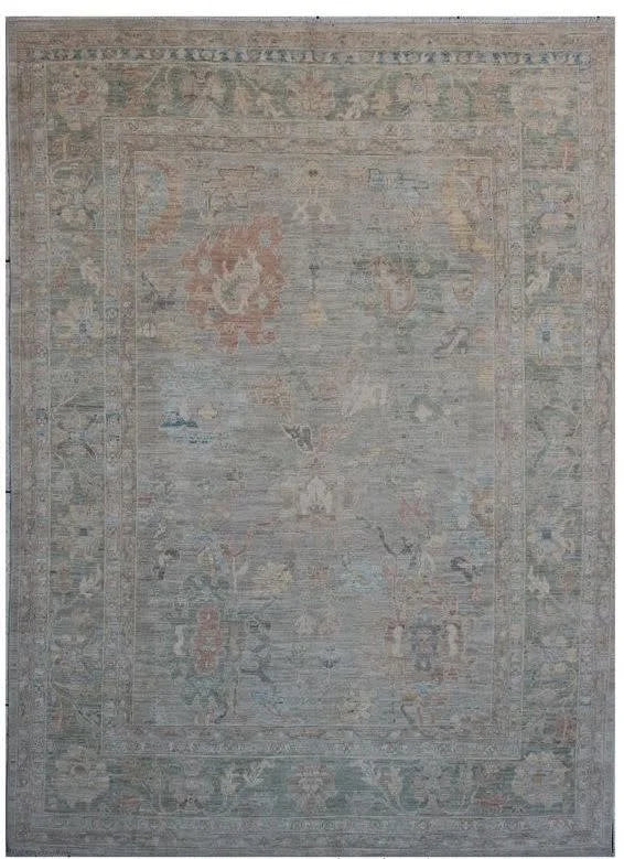9x12 Oushak Afghan Traditional Rug