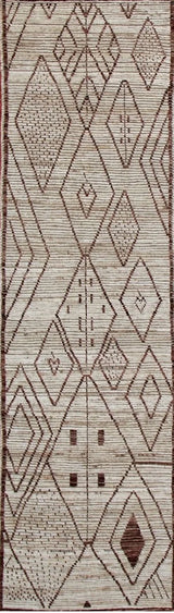 2'8"x9'5" Moroccan, Tribal