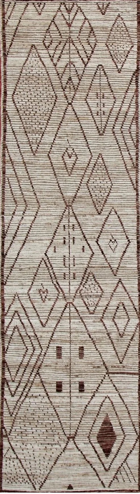 Runner Moroccan Afghan Tribal Rug