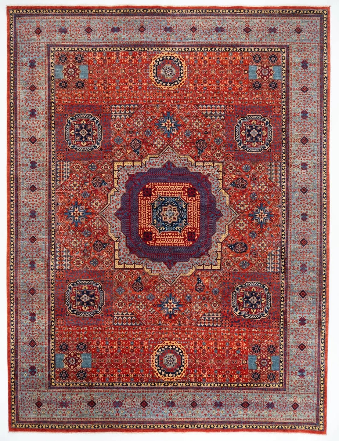 9x12 Mamluk Afghan Traditional Rug