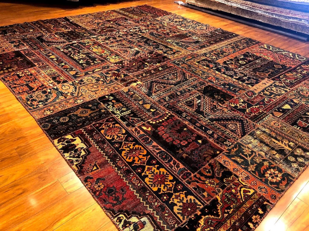 10'3"x12'11" Antique Patchwork, Transitional