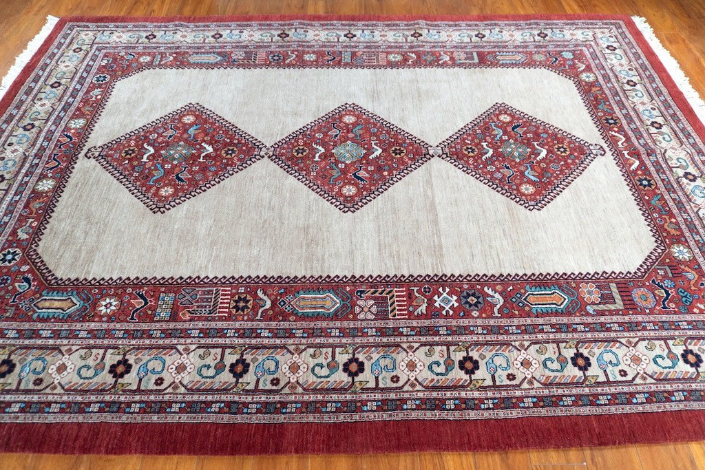7'2"x10'2" Qashqaii, Tribal