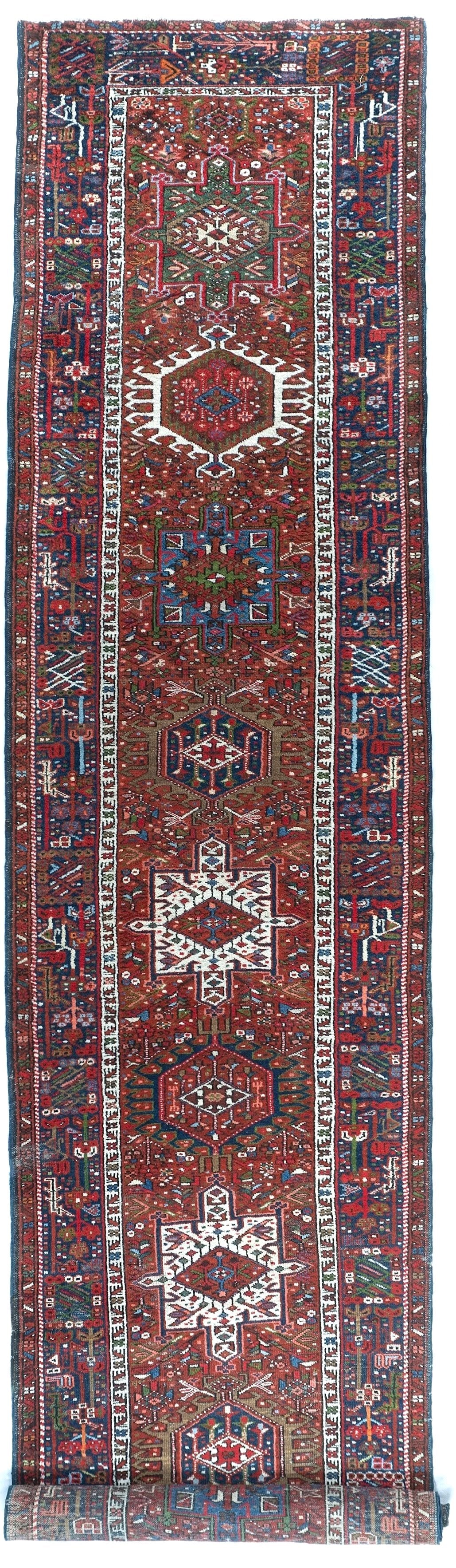 3'6"x18'2" Karajeh, Antique