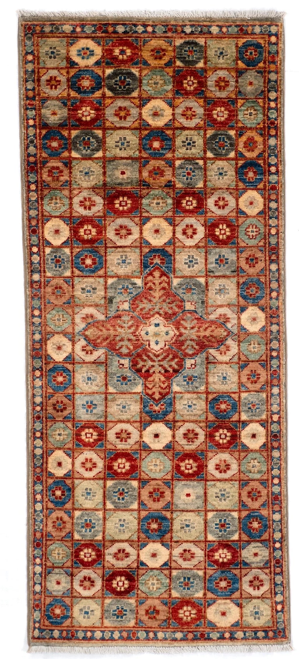 3x5 Tile Afghan Traditional Rug