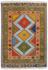 4'9"x6'10" Qashqaii, Tribal