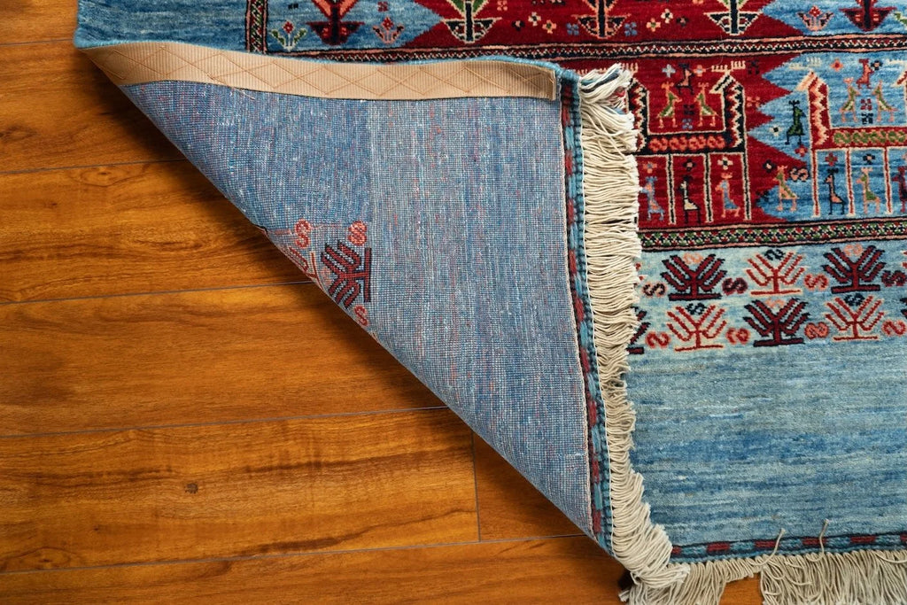 3'8"x4' Qashqaii, Tribal