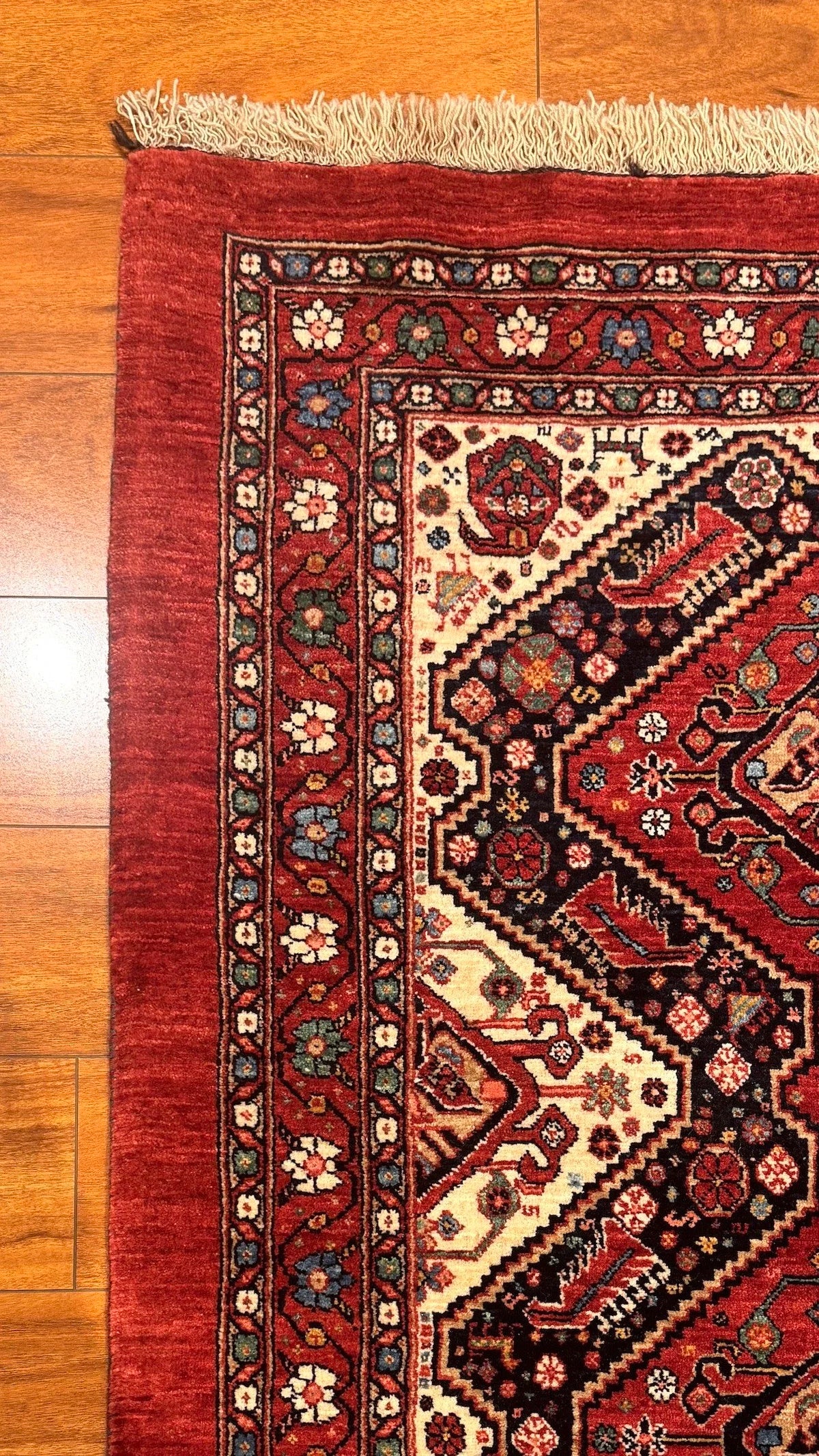 2'11"x3'11" Qashqaii, Tribal (Mah-bas)