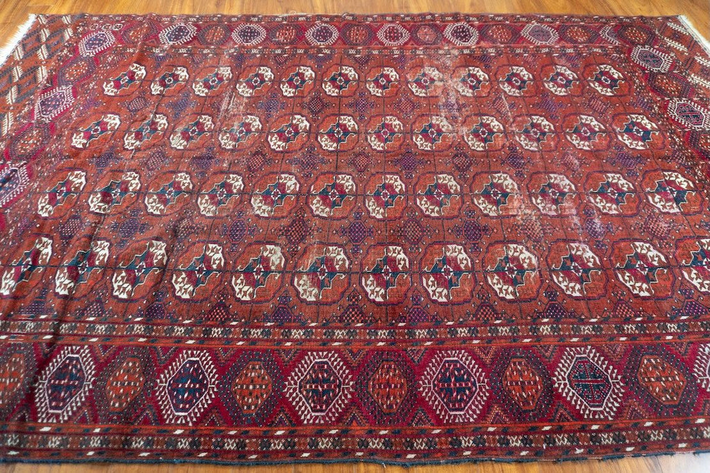 6'4"x10'4" Turkmen, Antique
