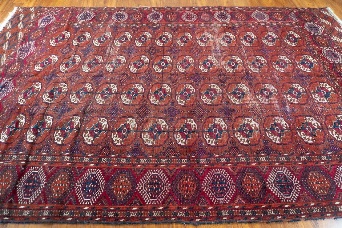 6'4"x10'4" Turkmen, Antique