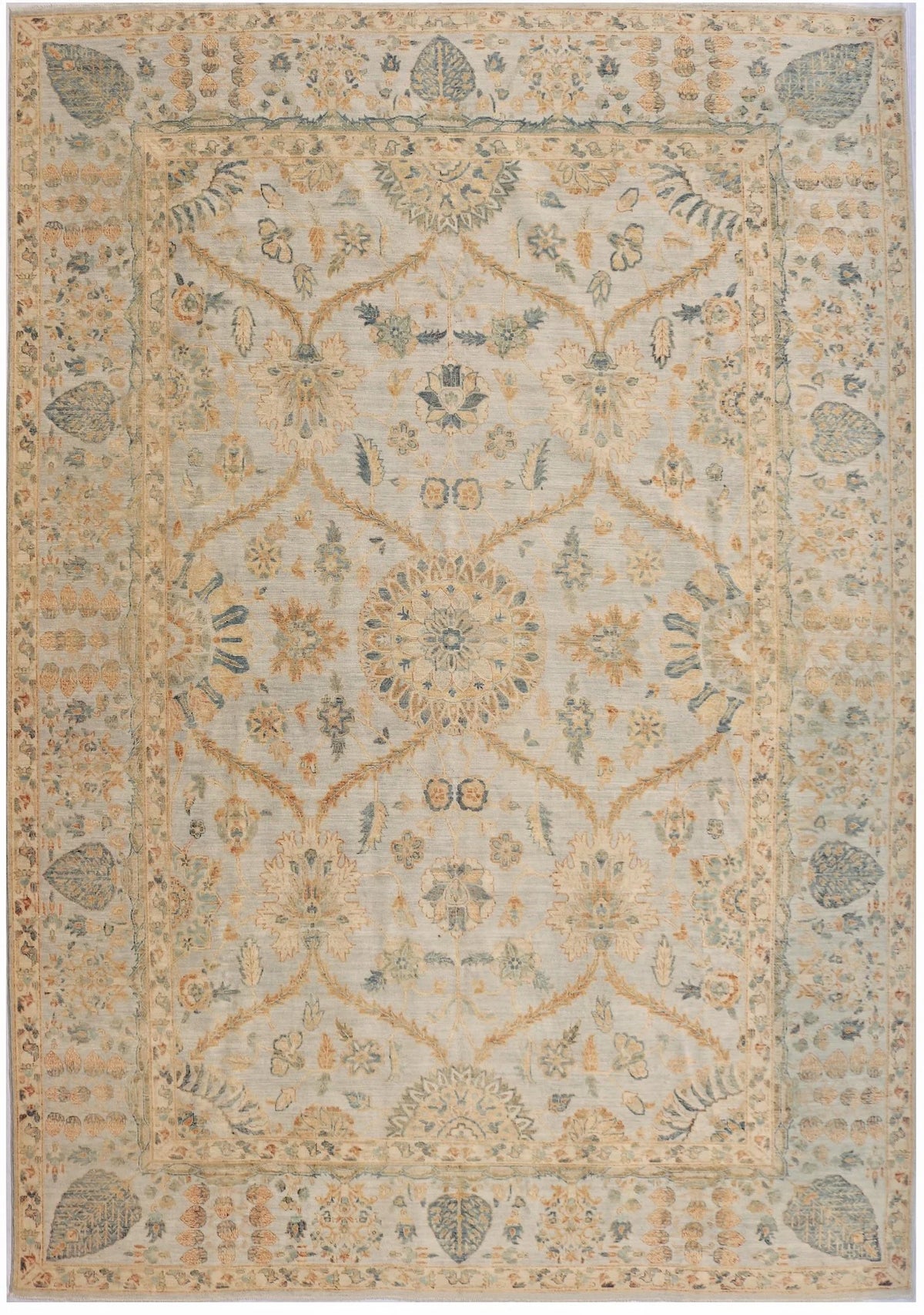 10x14 Lattice Afghan Traditional Rug
