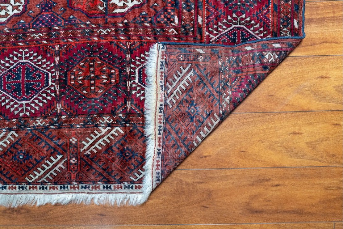 6'4"x10'4" Turkmen, Antique