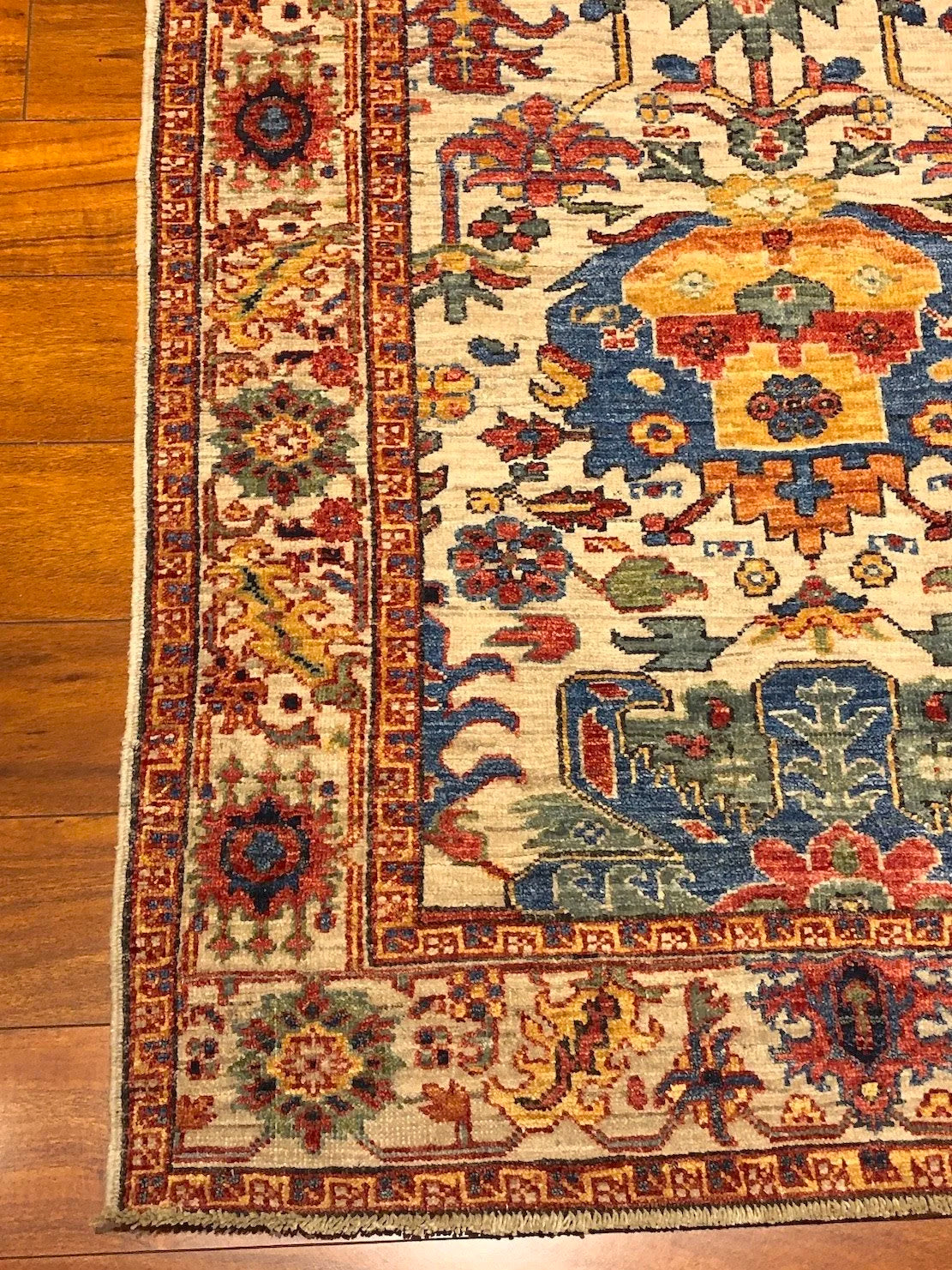 3'3"x20'1" Heriz, Tribal